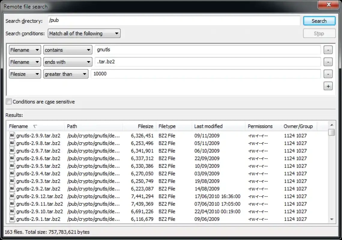 FileZilla — 스크린샷 3